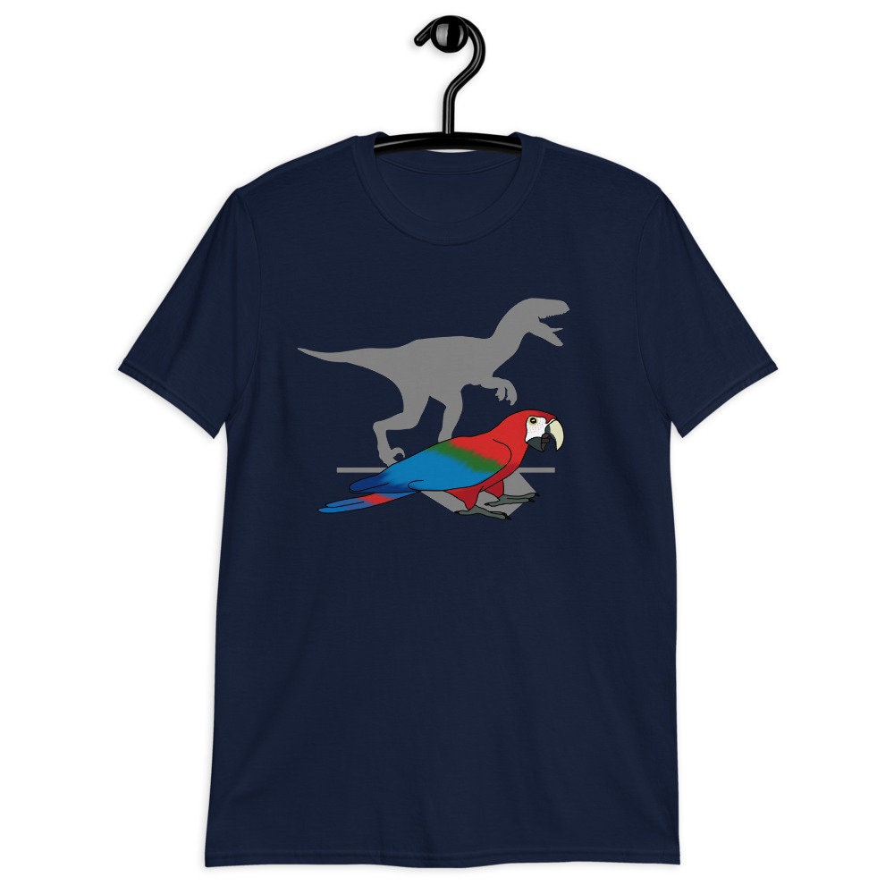 Camiseta de guacamayo de alas verdes Velociraptor: Camiseta de loro  dinosaurio - Etsy México, image size:1000x1000