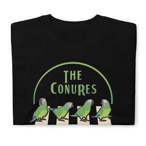Camiseta de la banda Conures: Divertida camiseta de dueño de loro