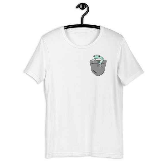 Fake Pocket White Tree Frog T-shirt 