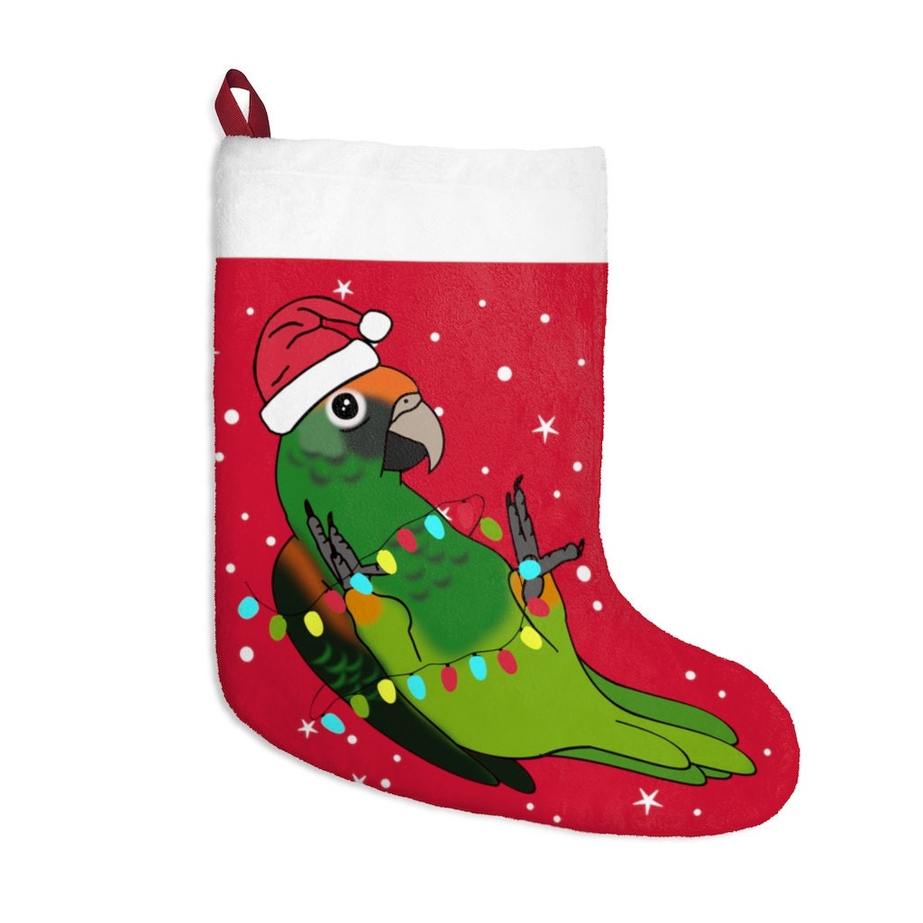 Jardine's Parrot Christmas Stocking: Festive Birb Holiday Decor - Etsy