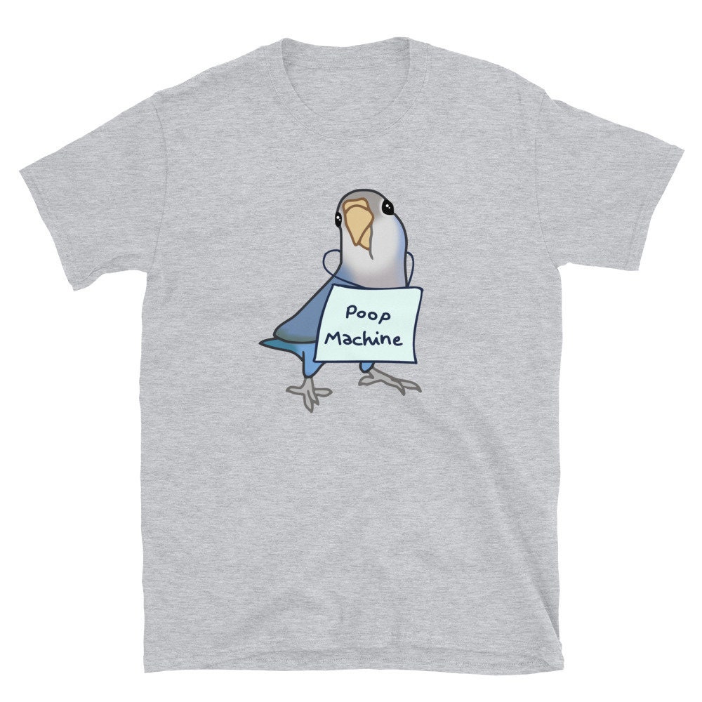 T-shirt Peace Sign Bird Poop Gris - Taille L, Marque Fullbleed, Occasion Très Bon état