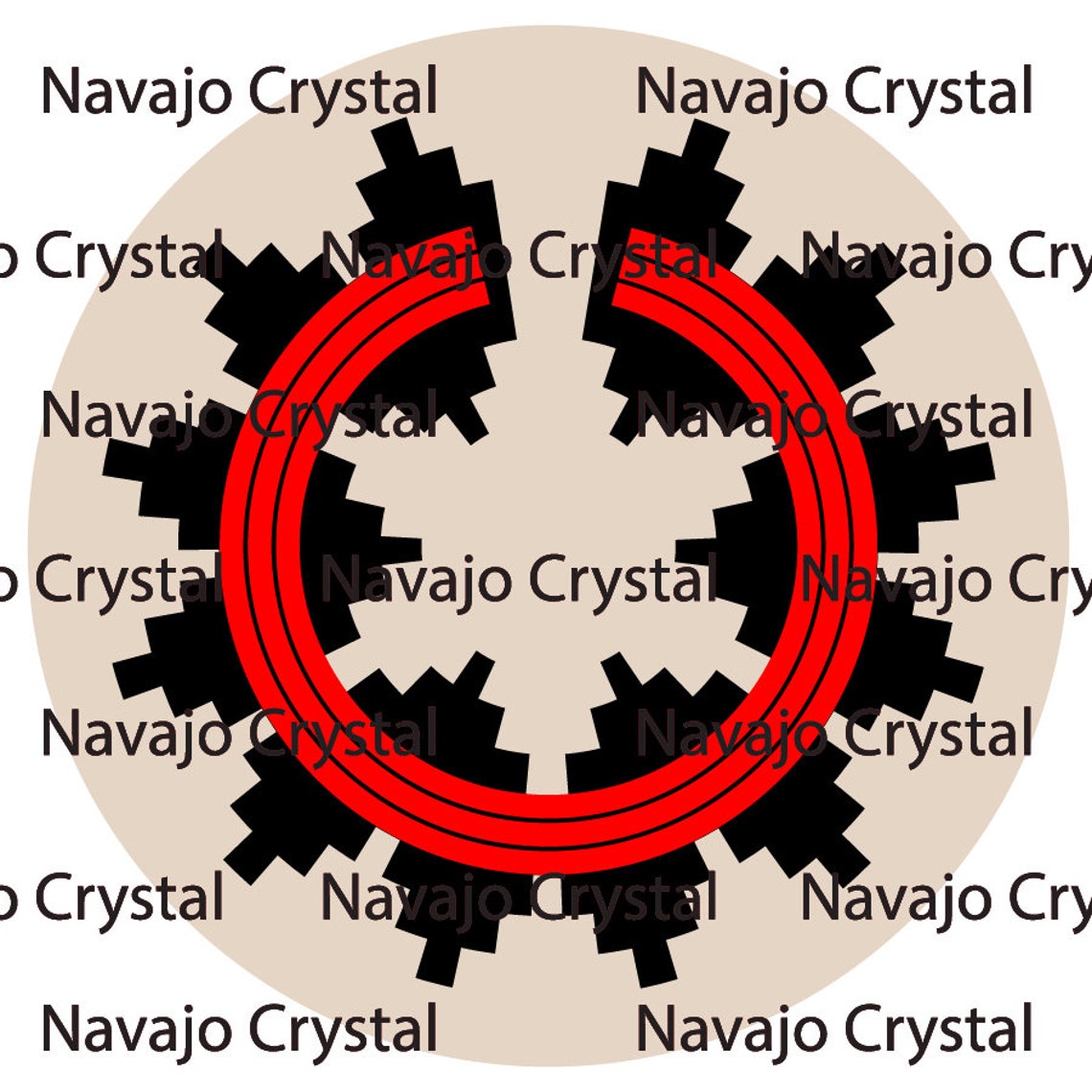 Navajo Basket SVG with Three Rings - Etsy