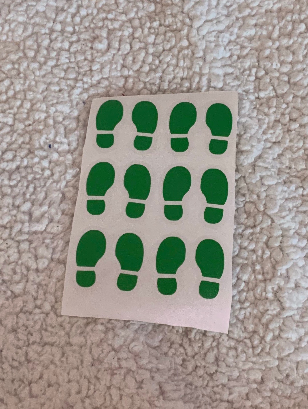 Leprechaun Feet Footprints Vinyl Decal Stickers Etsy