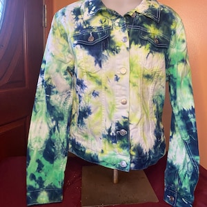 Tie Dye Jean Jacket