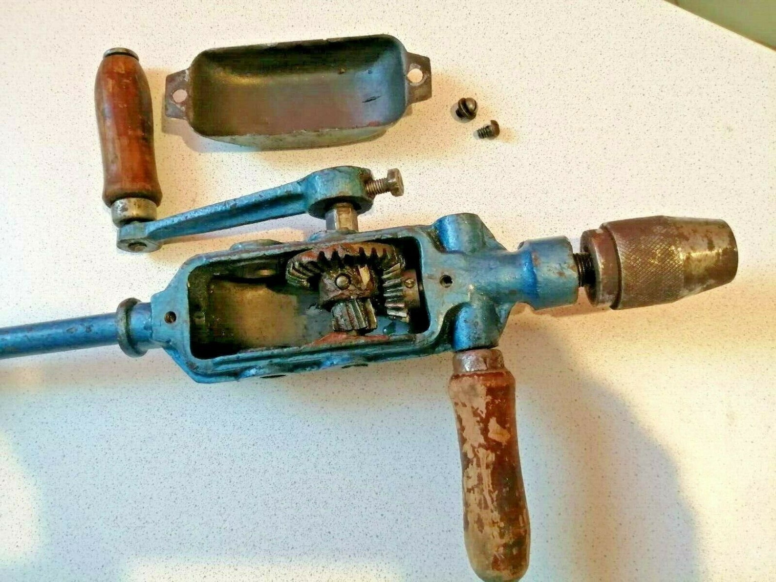 Vintage Hand Drill Old Hand Drill Hand Rotor Hand Tool Drill Etsy