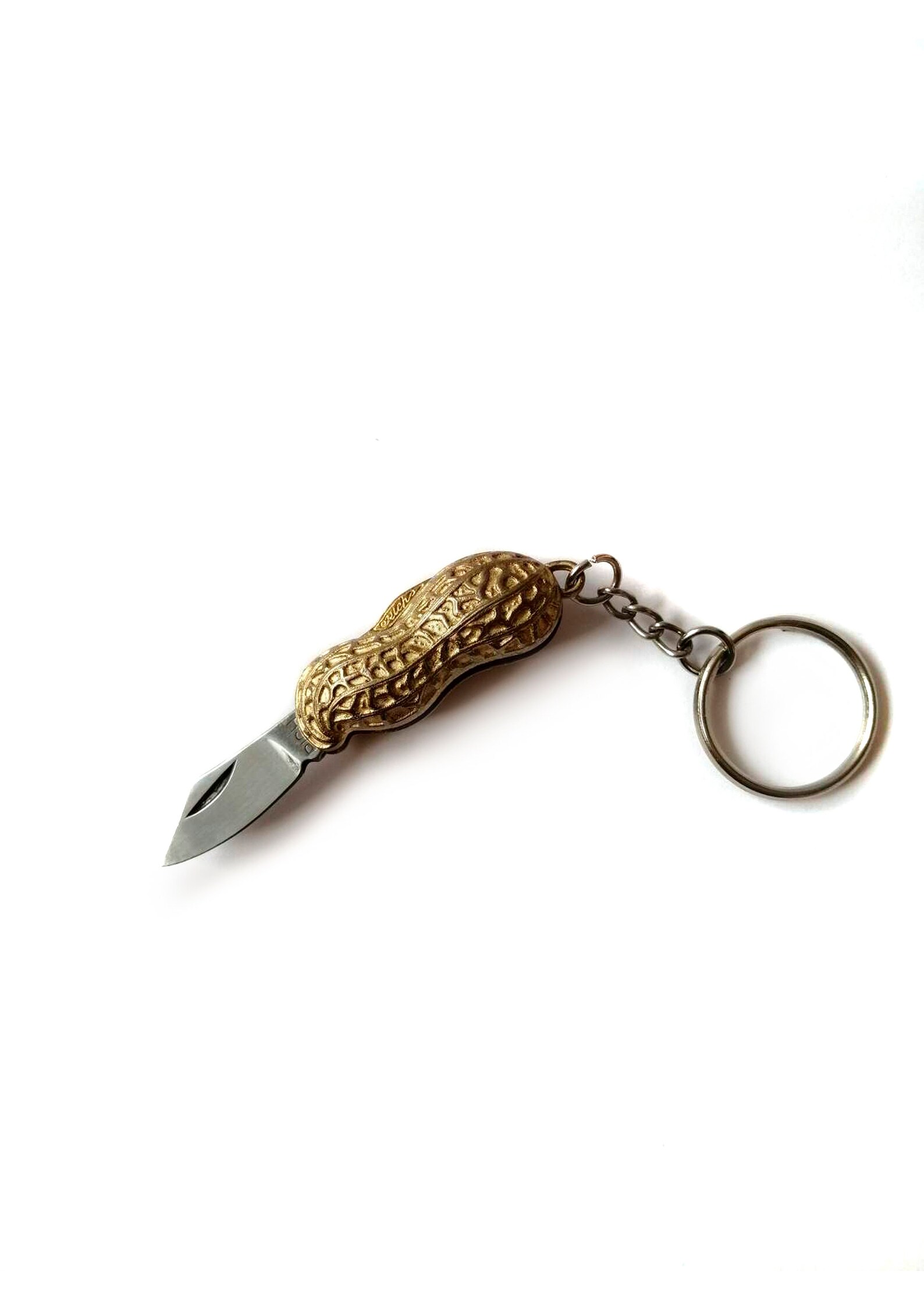 RICH Knife Keychain Peanut Keychain Knife Peanut Knife Walnut Etsy