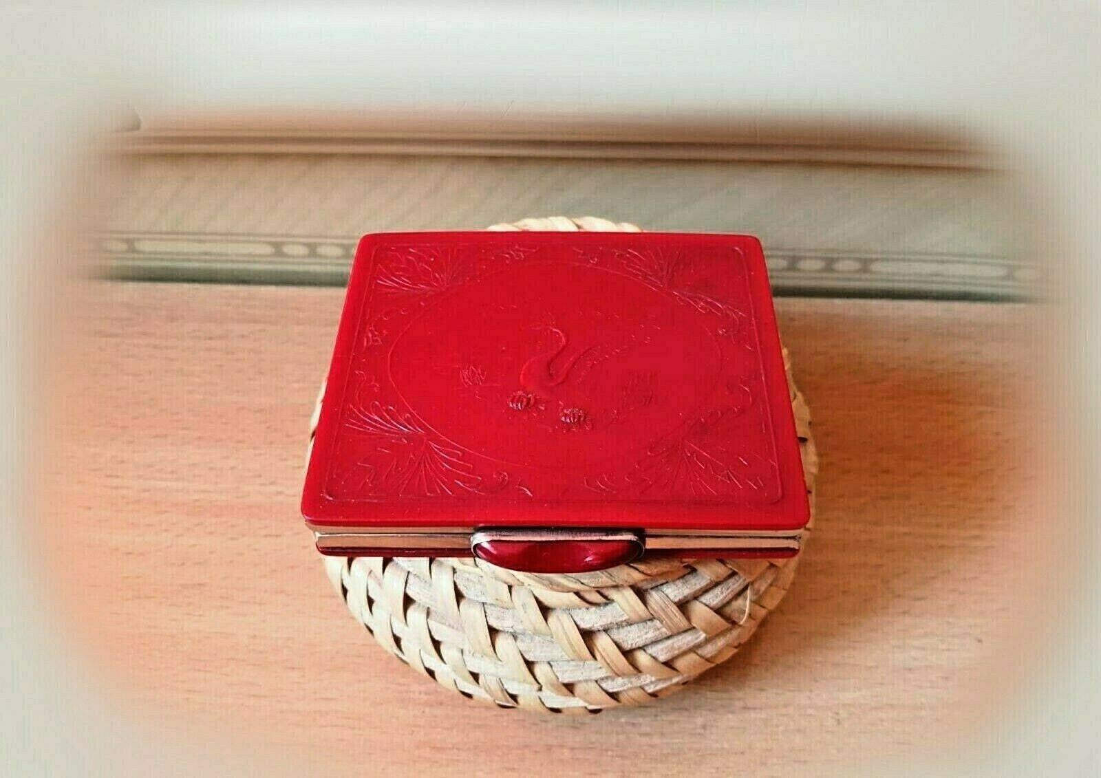 Powder Box Vintage Powder Box Old Powder Box Beautiful Powder Etsy