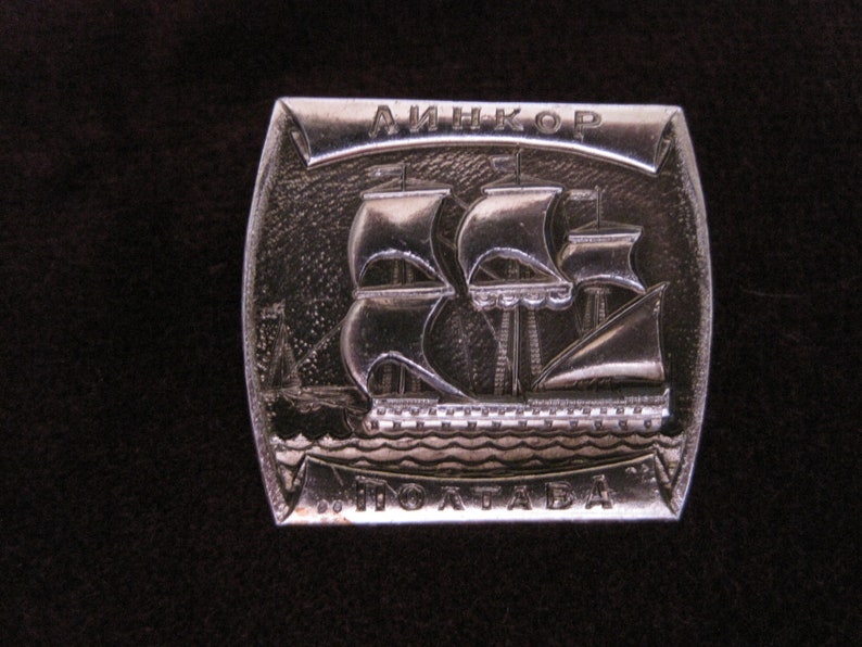 Collection badges of the USSR-Russian military ships.A set of badges ships.Old badges of the USSR military ships.Set of icons with ships