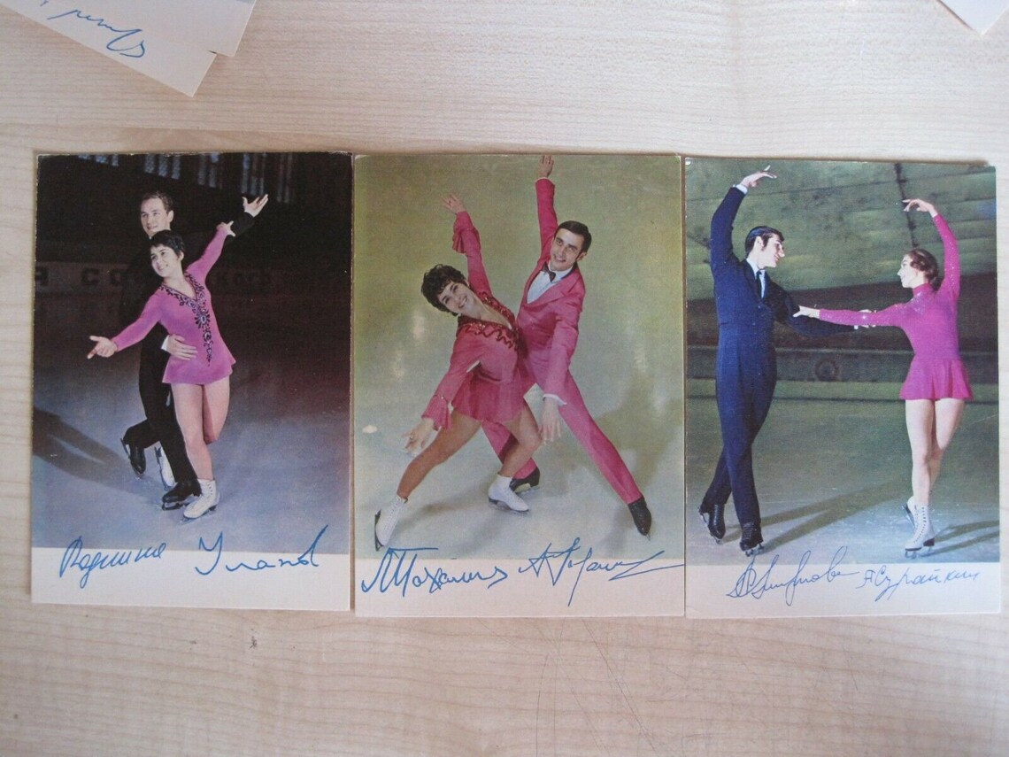 Athletes Ussr.postcards Soviet Athletes.photo Athlete | Etsy