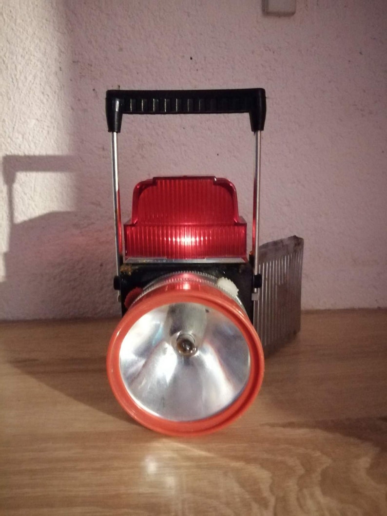 Vintage flashlight Signal flashlight Old lantern Portable flashlight Soviet lantern Flashlight USSR lantern Traveling lantern Antique lamp