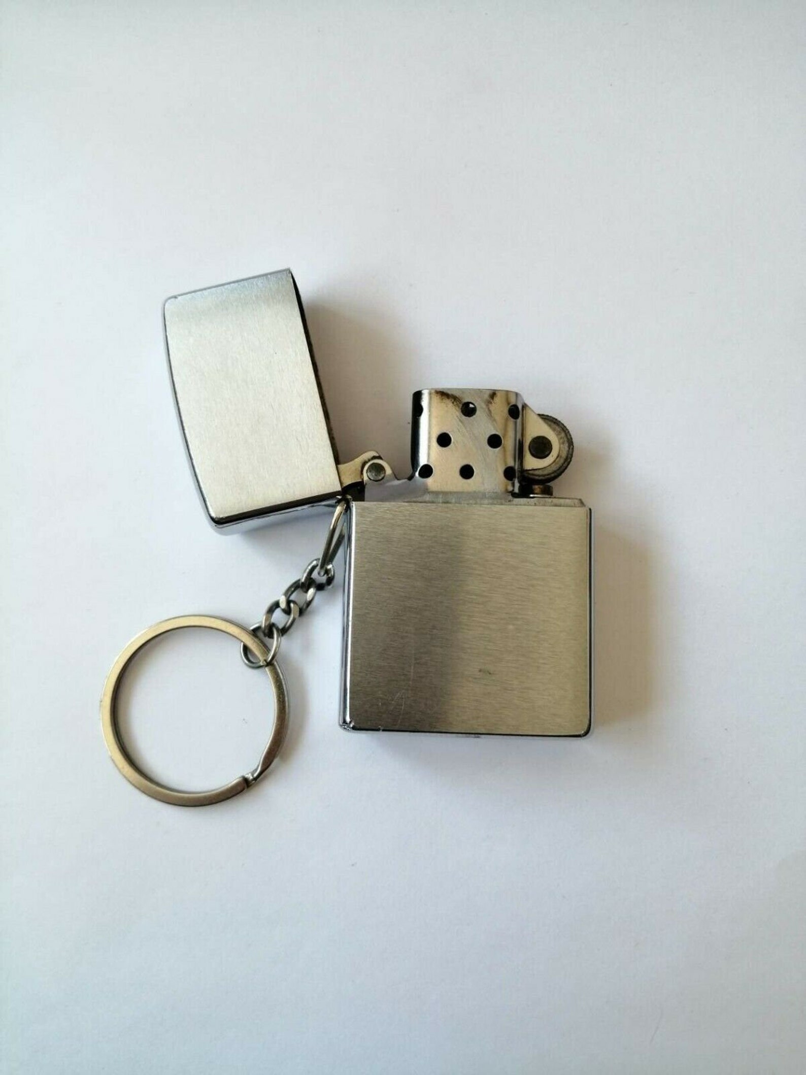 1998 Zippo Keychain Zippo Collectible Zippo Cigarette Lighter Etsy