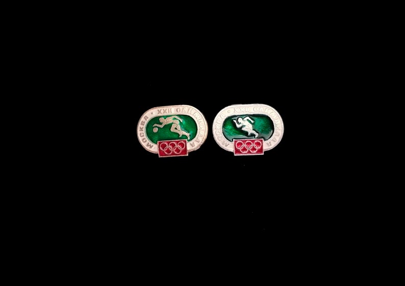 set sports badges USSR sports badges Olympic games badges Olympics pin Moscow Olympics badges Olympics 80 sports icons set Olympic badges