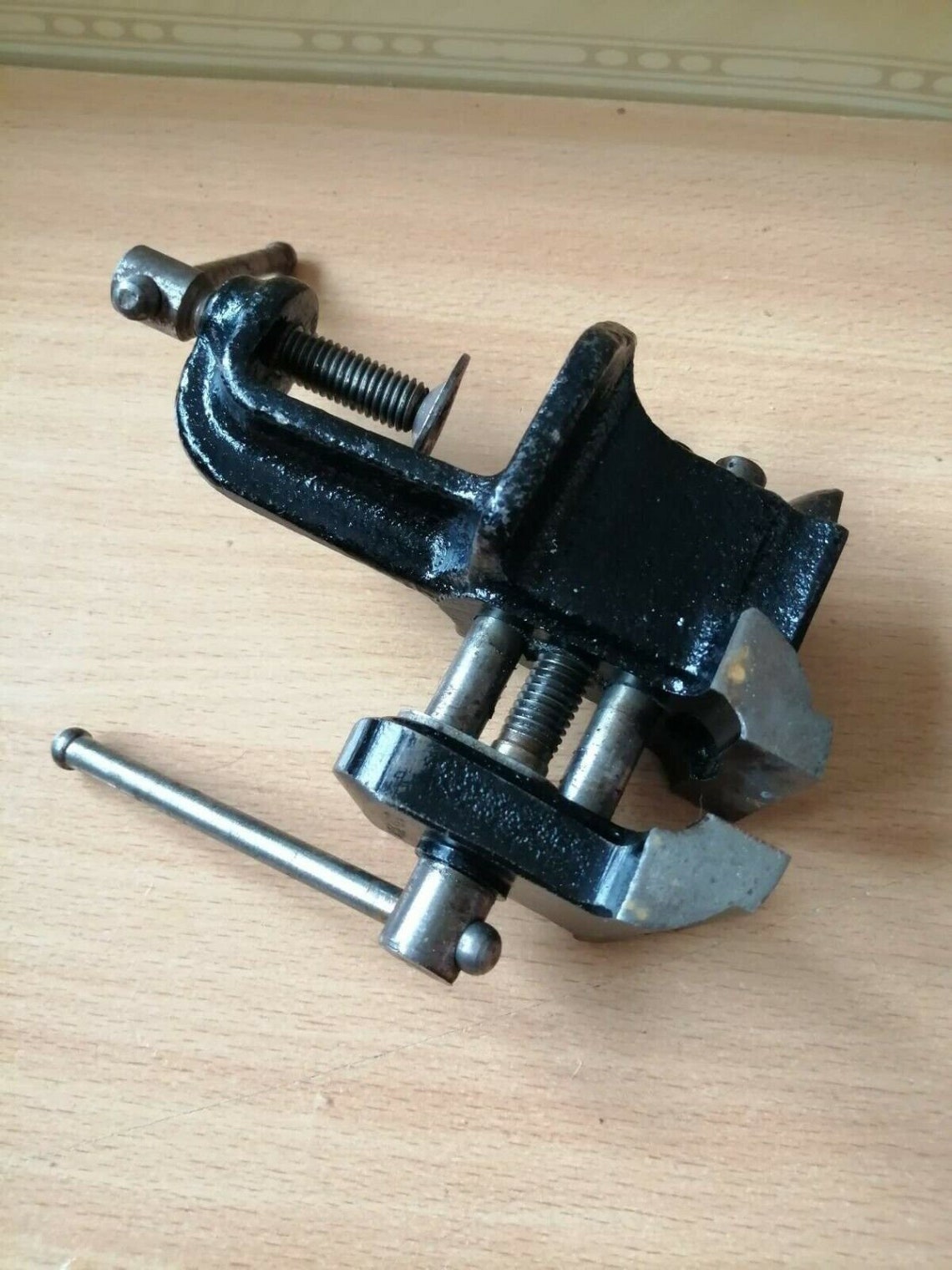 Vise Small Jewelry Vise Russian Vise and Anvil USSR Vise Etsy