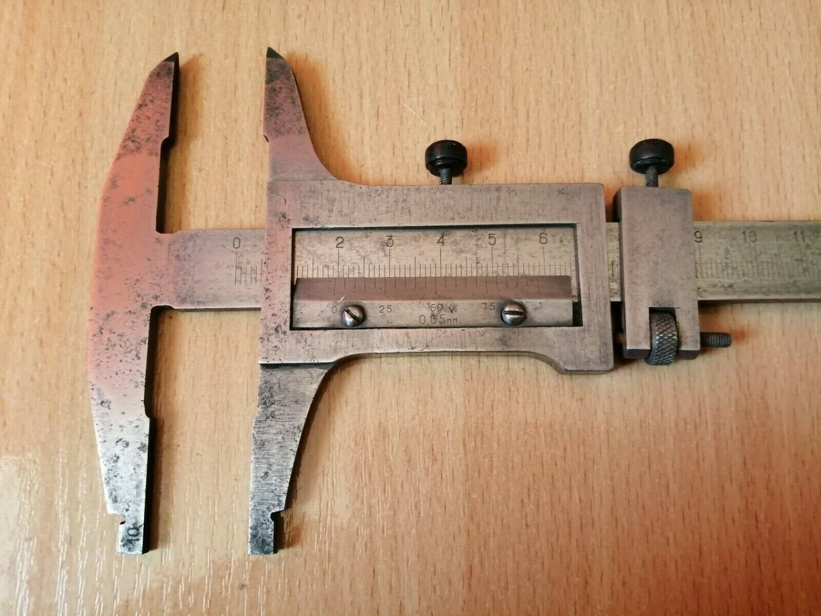 Metal vernier caliper USSR vintage measuring tool Vintage Etsy