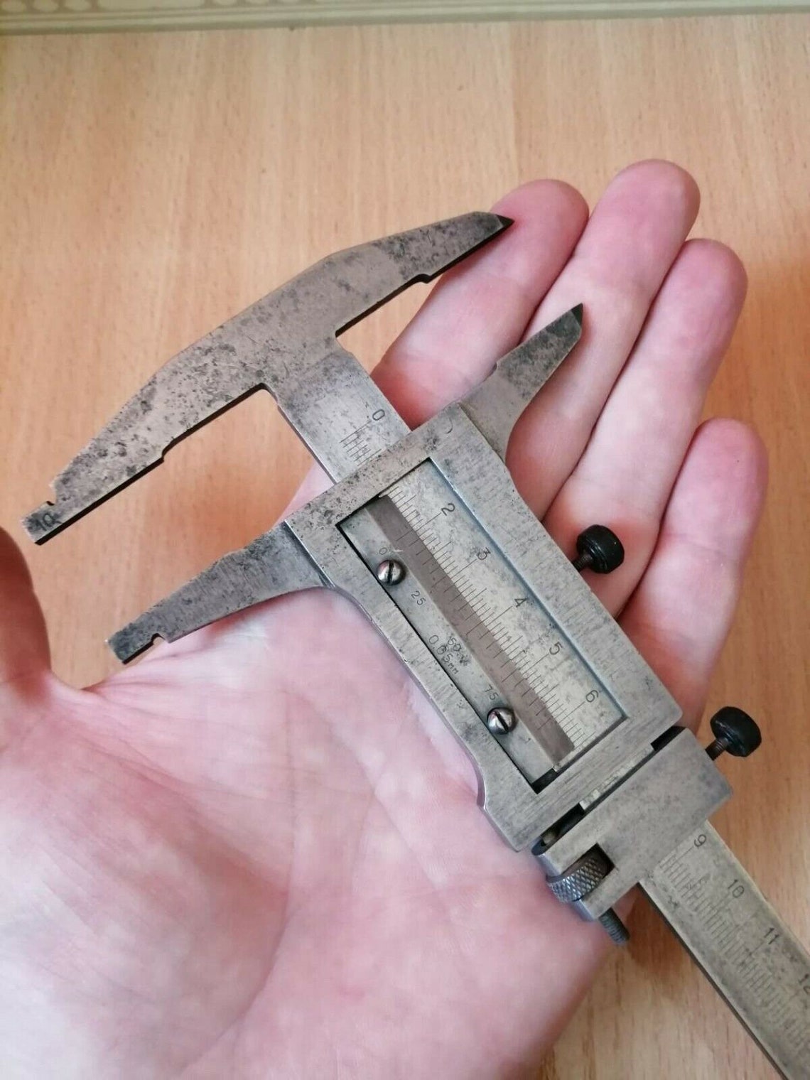 Metal vernier caliper USSR vintage measuring tool Vintage Etsy