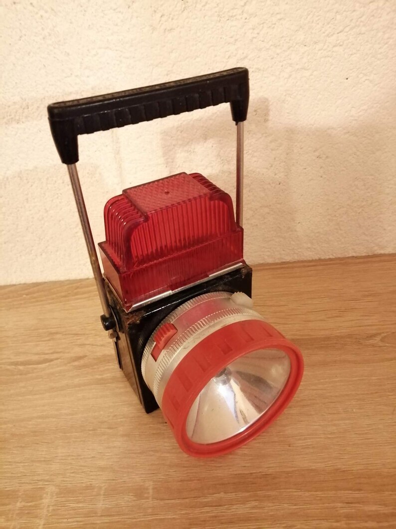 Vintage flashlight Signal flashlight Old lantern Portable flashlight Soviet lantern Flashlight USSR lantern Traveling lantern Antique lamp