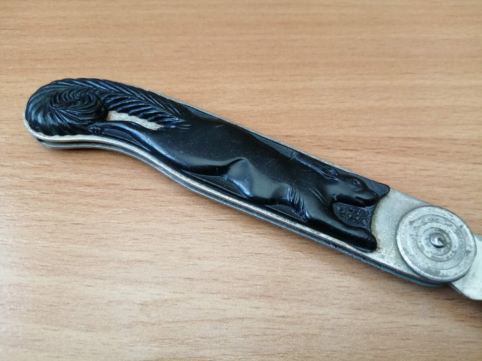 Squirrel folding knife Vintage pocket knife Old folding knife Etsy