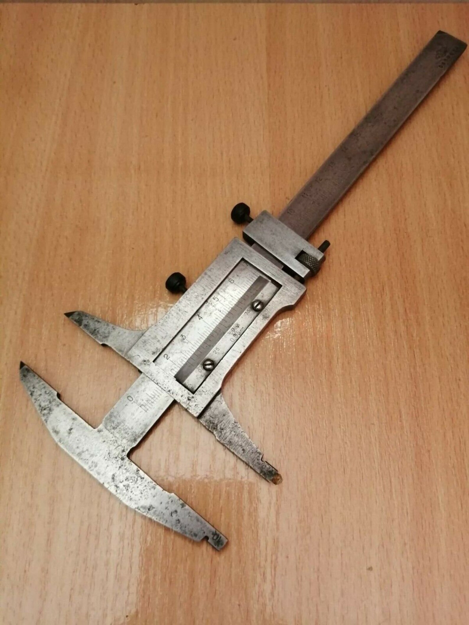 Metal vernier caliper USSR vintage measuring tool Vintage Etsy