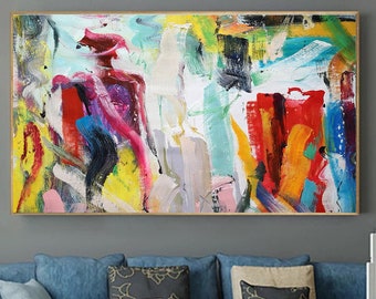 extra large wall art,large oil painting, abstract wall art oversized wall art, modern wall art, abstract wall art, large wall art SN163