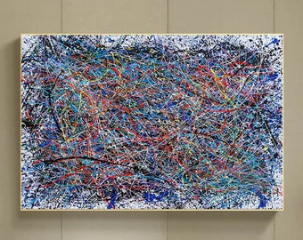 large oil painting, large canvas art, large wall art, extra large wall art, oversized canvas art, orginal abstract painting canvas art SN301