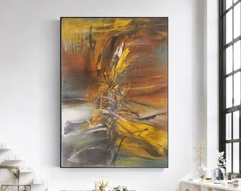 Modernes Gemälde, modernes Gemälde, große abstrakte Malerei, Acrylbild auf Leinwand, modernes Gemälde, modernes Gemälde SN65