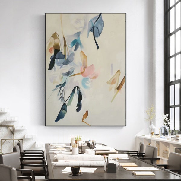 Large Abstract Painting, Large abstract art, large wall art, Wall Art, oversized paintings, huge art living room art, Oversized art SN36