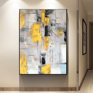 Hand painted oil painting, Original modern painting, Modern textured wall art, Bedroom Wall Art, Large Wall Art, Canvas Art Abstract SN321