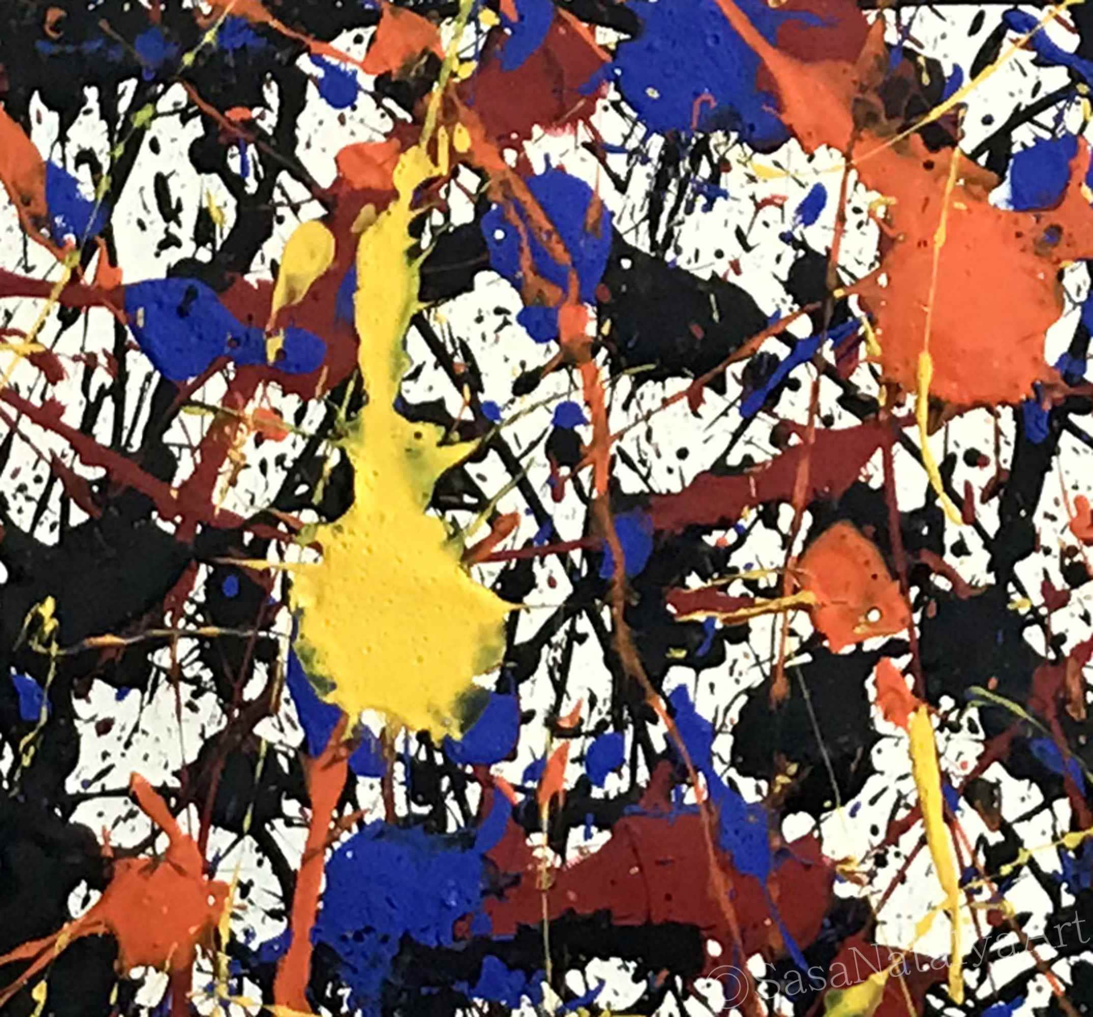 大型絵画 2 点セット、壁アート 2 点セット、大型抽象絵画、ジャクソン