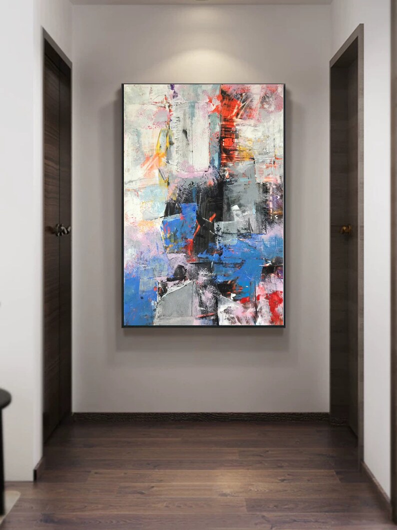 Largescale Abstract Painting Contemporary Art Abstract Etsy