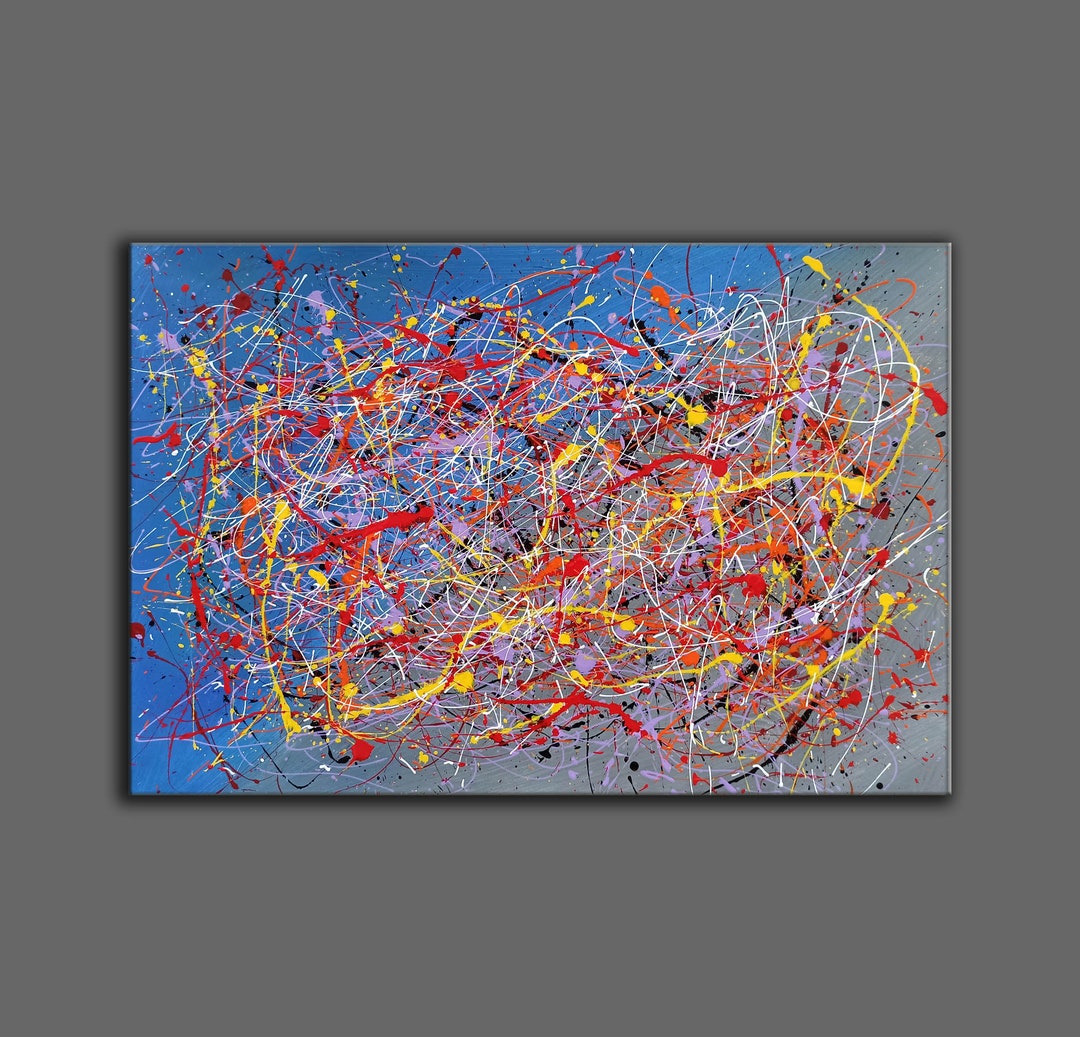 大型油絵、現代抽象画オリジナル、特大壁アート、大型抽象画キャンバス