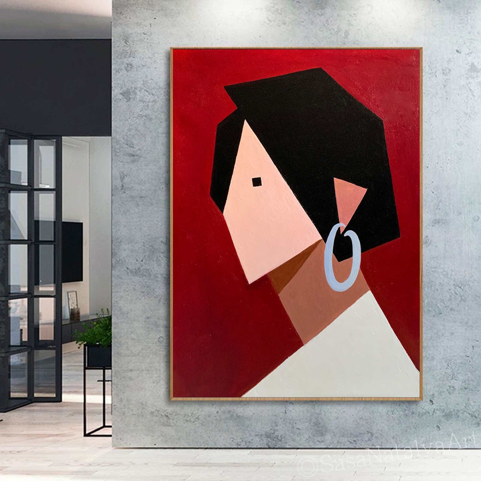 Large Wall Art Extra Large Landscape Wall Art Modern Boho Etsy