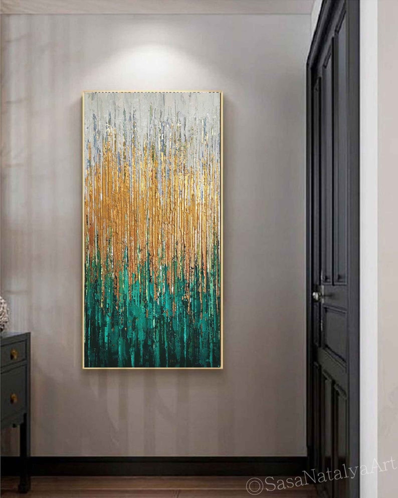 Green Abstract Wall Art Abstract Art Green Abstract Etsy