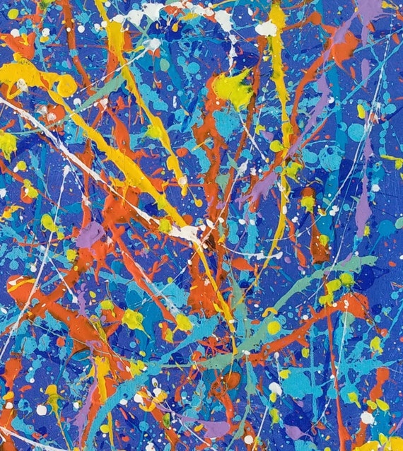 表現主義抽象画、特大絵画、抽象キャンバスアート、ジャクソン