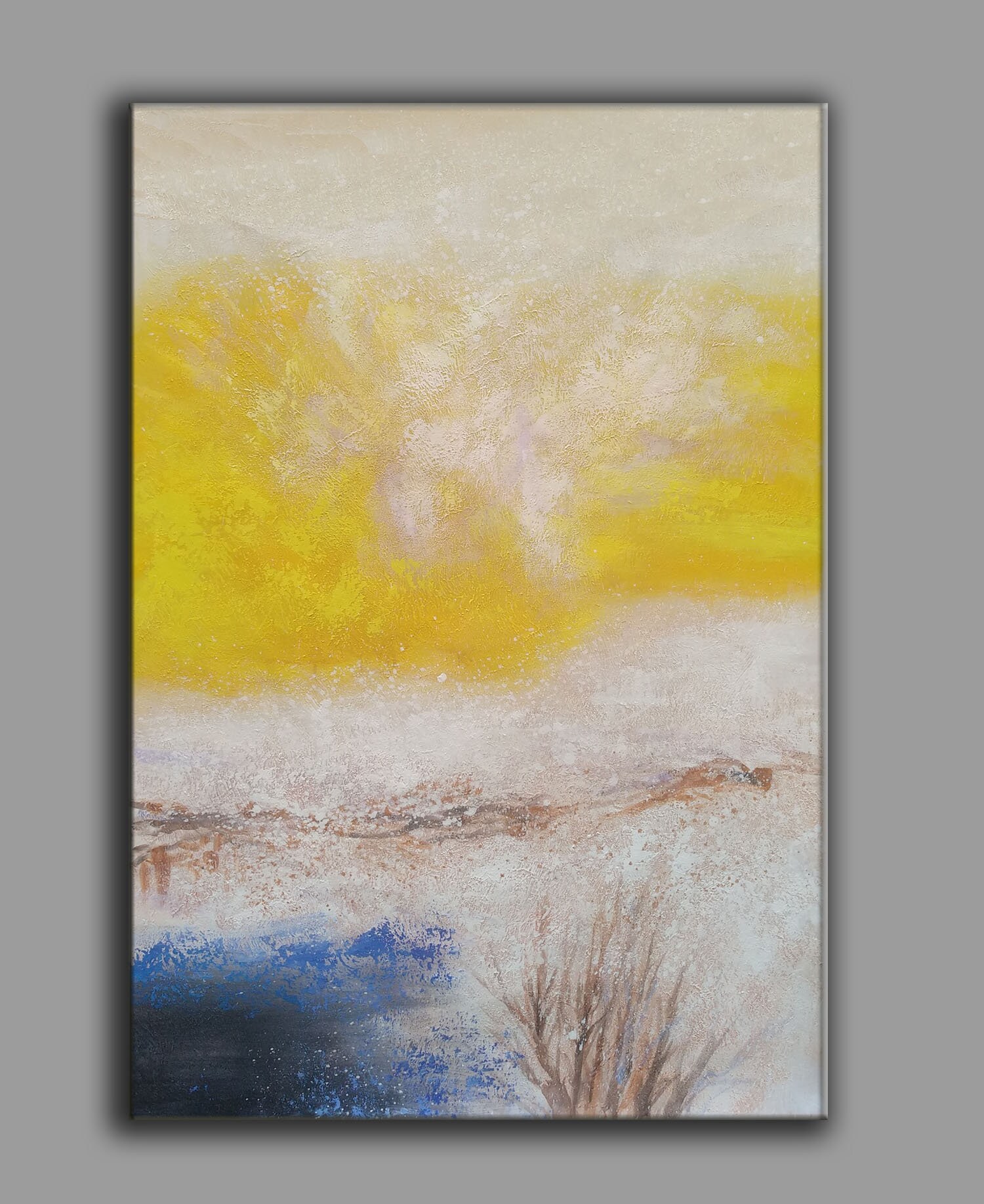 大きな抽象画、寝室の壁アート、キャンバスの絵画、抽象画、現代アート