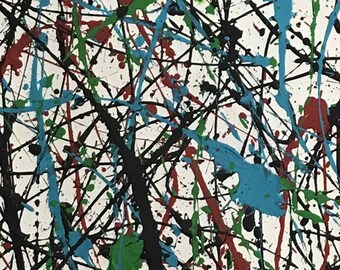 大型絵画 2 点セット、壁アート 2 点セット、大型抽象絵画、ジャクソン