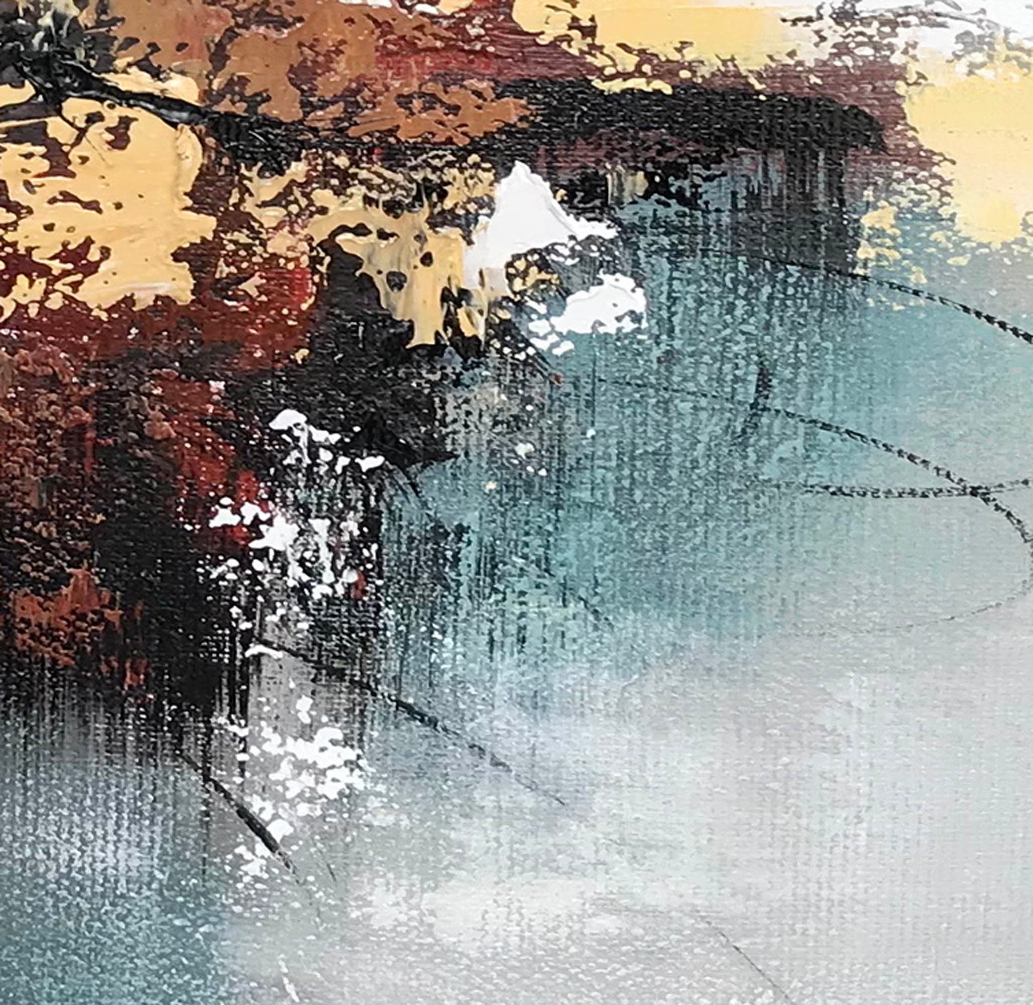 大きな抽象画 抽象油絵 キャンバスアートワーク 壁 特大抽象画