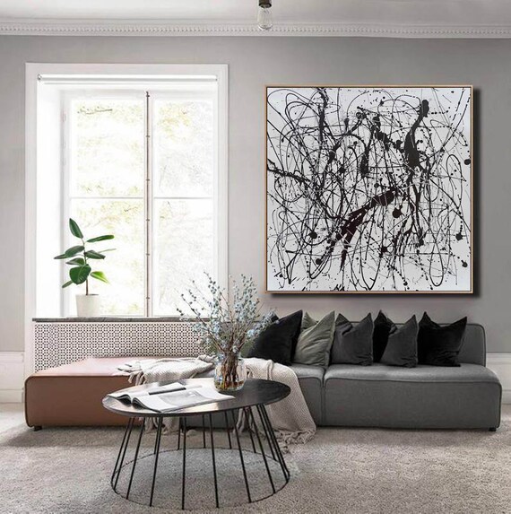 大きな抽象画 / 大きな現代アート / オリジナル絵画 / 現代アート