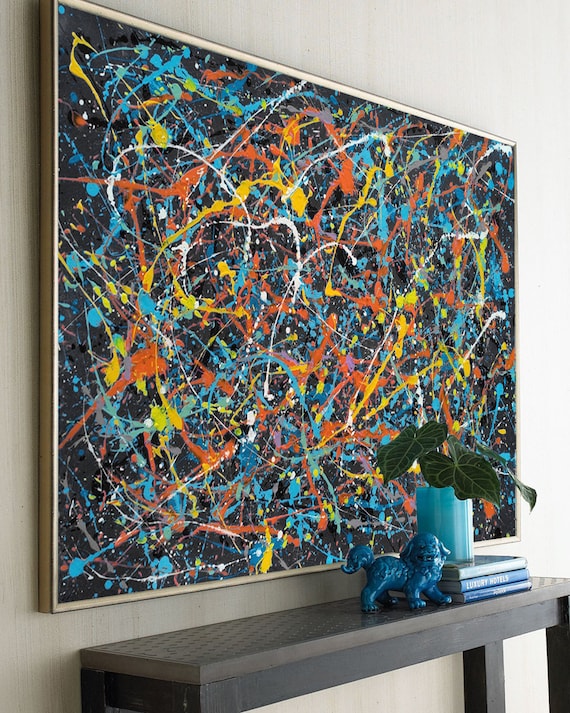 Splatter Paintings - Pollock Style