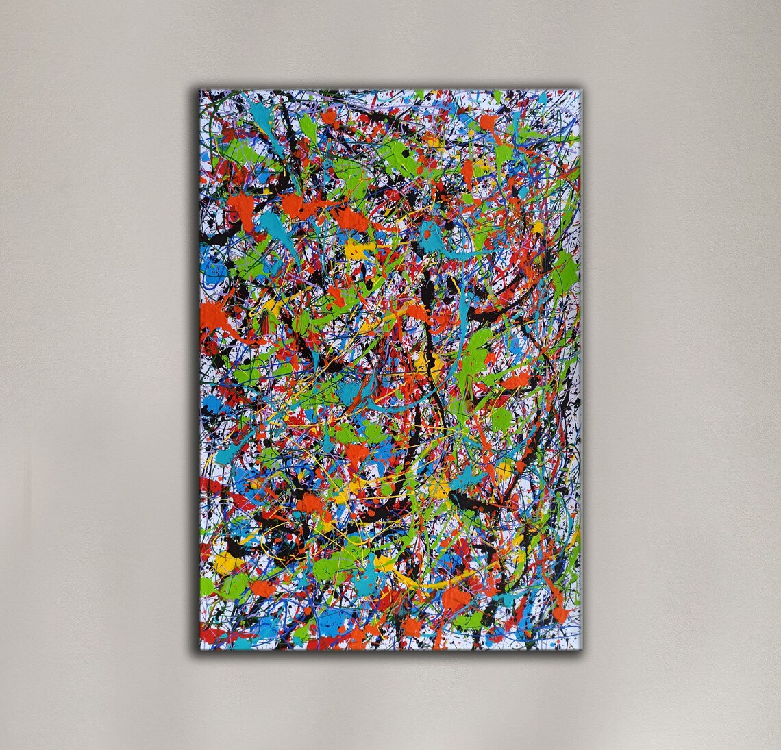 Original abstract big painting wall painting for living room Etsy