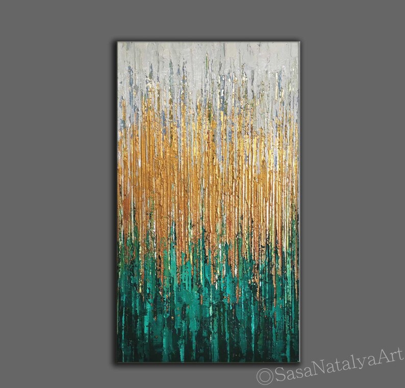 Green Abstract Wall Art Abstract Art Green Abstract Etsy