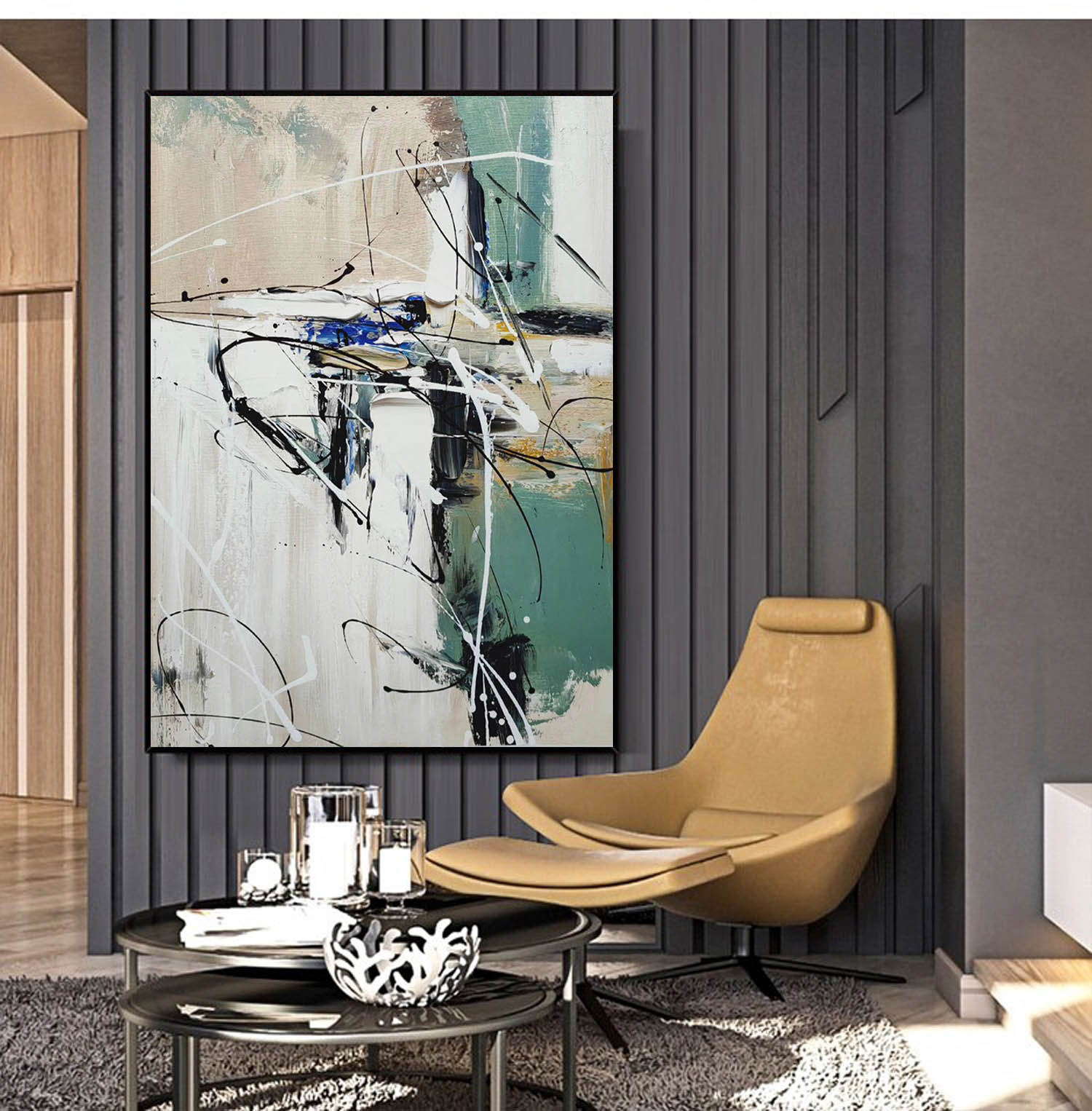 Extra Large Wall Art on Canvas Original Abstract Painting | Etsy