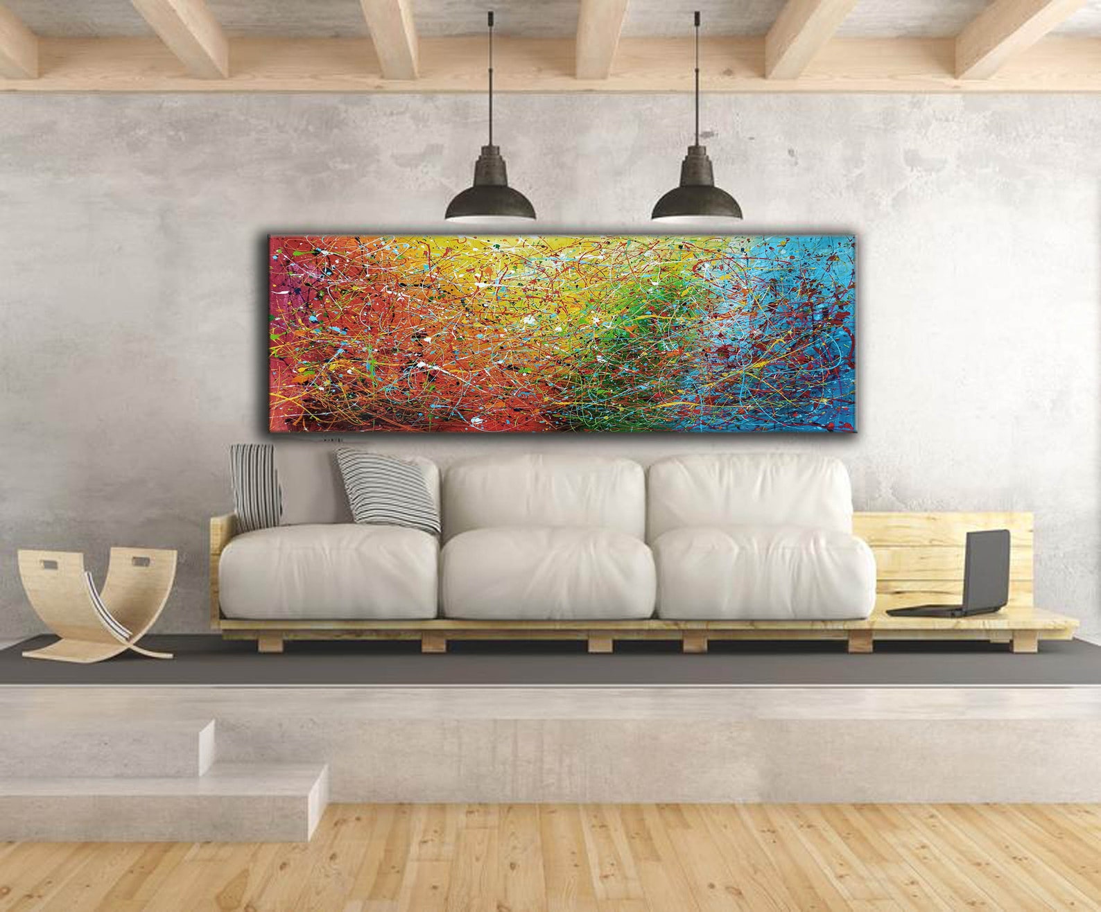 Extra Large Canvas Painting For Sale at Jennifer Damian blog