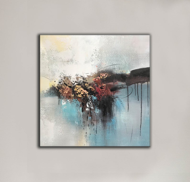 Large Original Abstract Canvas Oil Painting, Xl Original Painting on ...