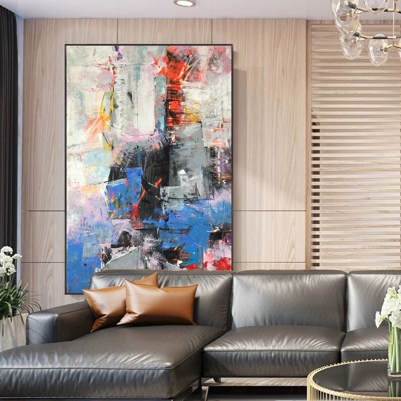 Largescale Abstract Painting Contemporary Art Abstract Etsy