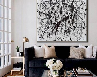 大きな抽象画 / 大きな現代アート / オリジナル絵画 / 現代アート