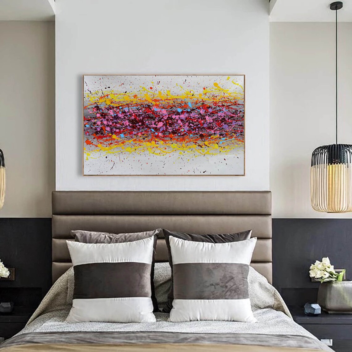 Oversized Canvas Wall Art Abstract Painting Original Large - Etsy