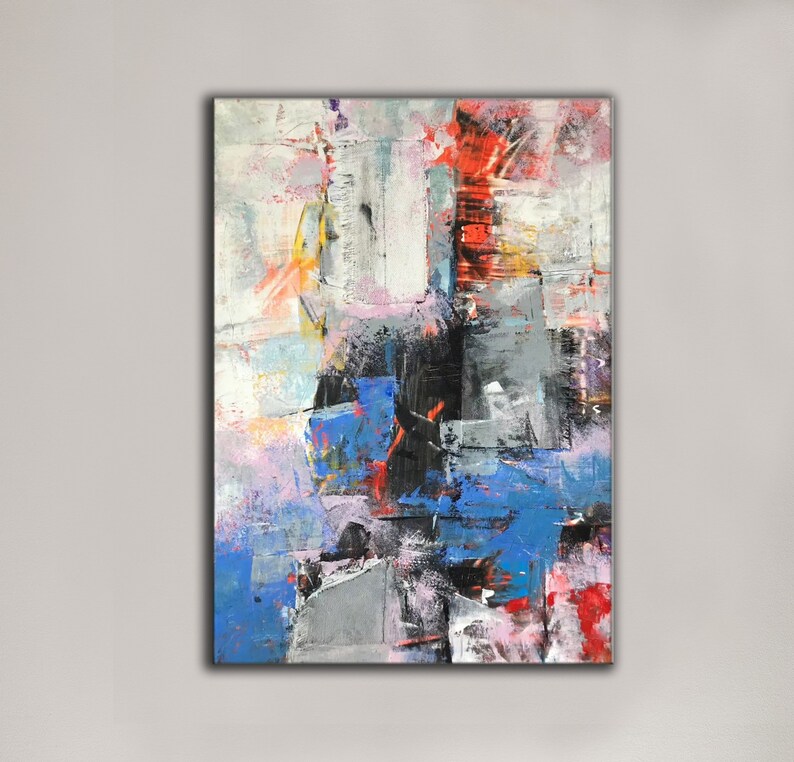 Largescale Abstract Painting Contemporary Art Abstract Etsy