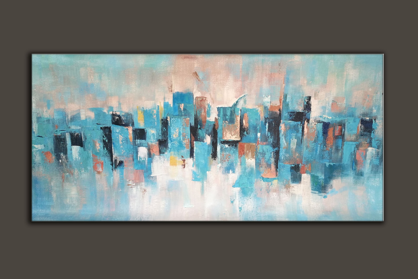 Large oil painting large canvas art abstract artwork extra Etsy