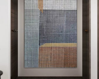 Moderne Leinwandkunst, großformatige Wandbilder, Wandbilder fürs Wohnzimmer, Wandbilder mit Motiven der Heiligen Geometrie, Gemälde fürs Wohnzimmer SN449