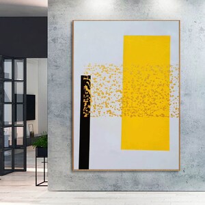 Gold painting Large Original Yellow Painting Extra Large Painting Large Modern Abstract Art Abstract Painting Contemporary Art SN370